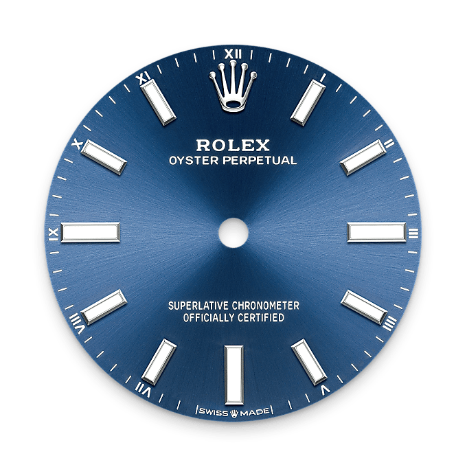 Rolex Oyster Perpetual 34, Bright blue dial