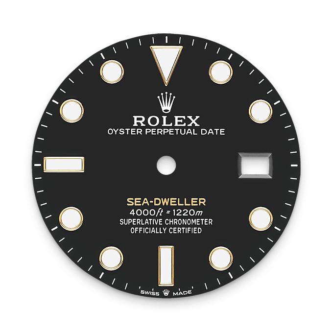 Rolex Sea-Dweller, Intense black dial