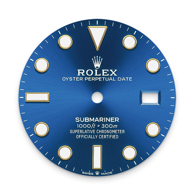 Rolex Submariner Date, Esfera azul real