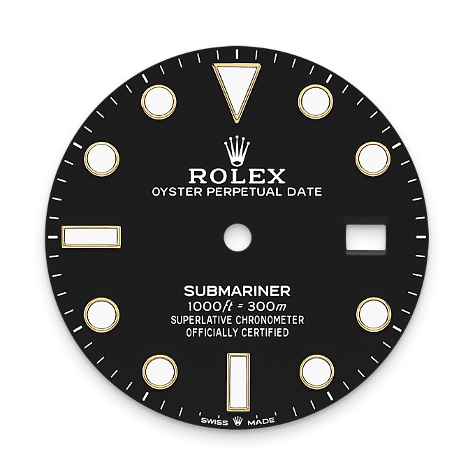 Rolex Submariner Date, Esfera negra