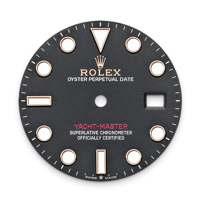 Rolex Yacht-Master 40, Intense black dial