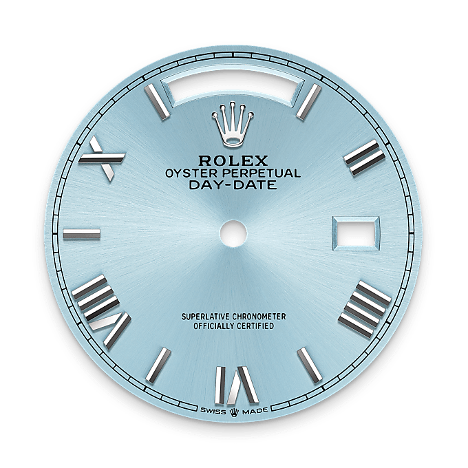 Rolex Day-Date 36, Esfera azul glaciar