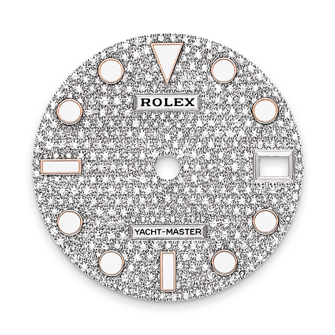 Rolex Yacht-Master 37, Diamond-Paved Dial