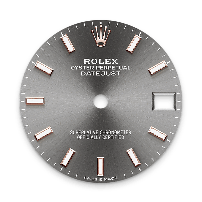 Rolex Datejust 31, Esfera pizarra