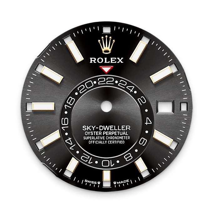 Rolex Sky-Dweller, Esfera negro vivo