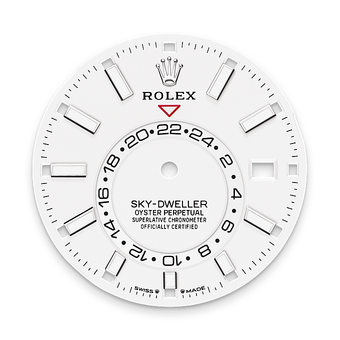 Rolex Sky-Dweller, Intense white dial