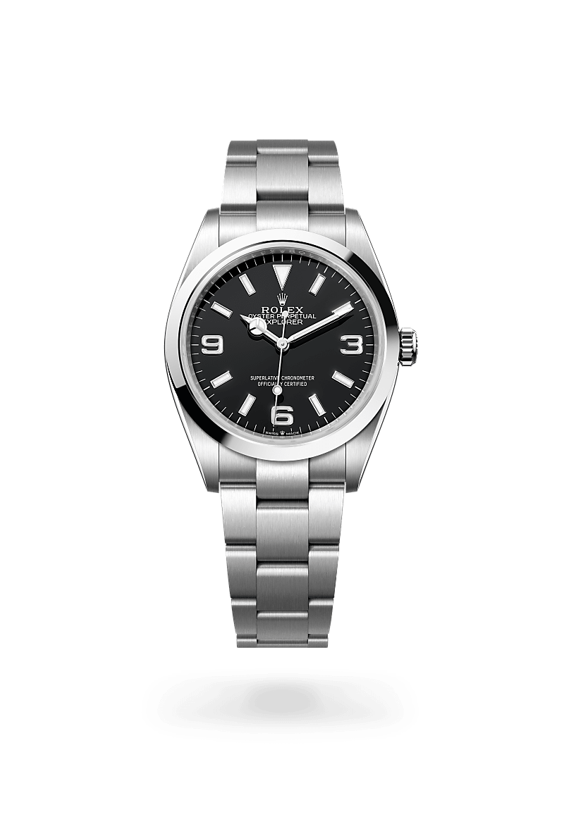 Rolex Explorer 36, Oyster, 36 mm, acero Oystersteel