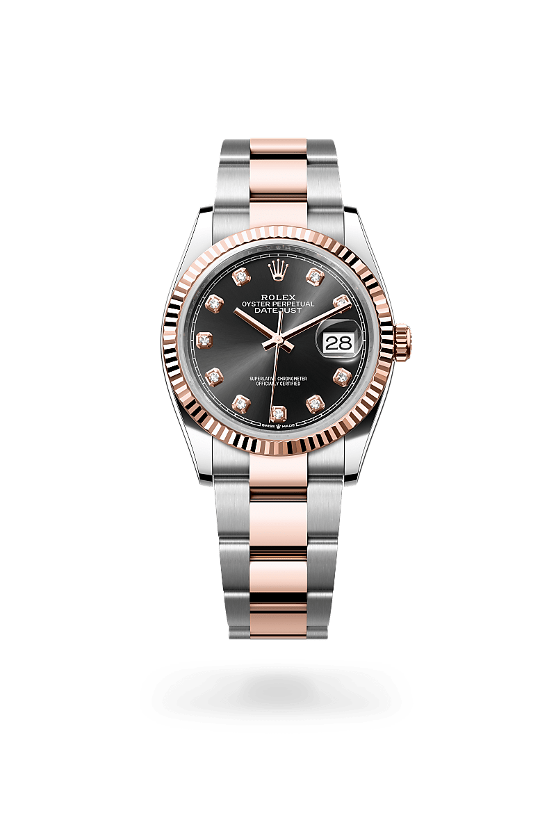 Rolex Datejust 36, Oyster, 36 mm, Oystersteel and Everose gold