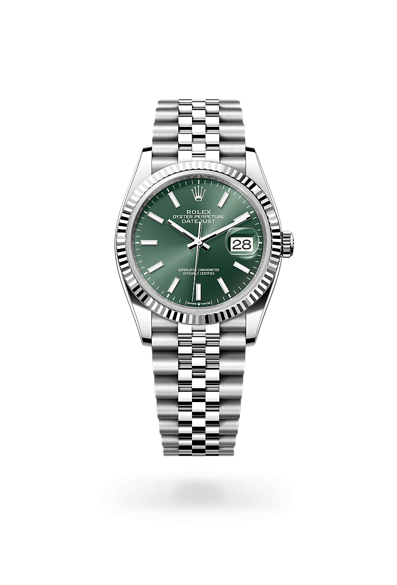 Rolex Datejust 36, Oyster, 36 mm, Oystersteel and white gold