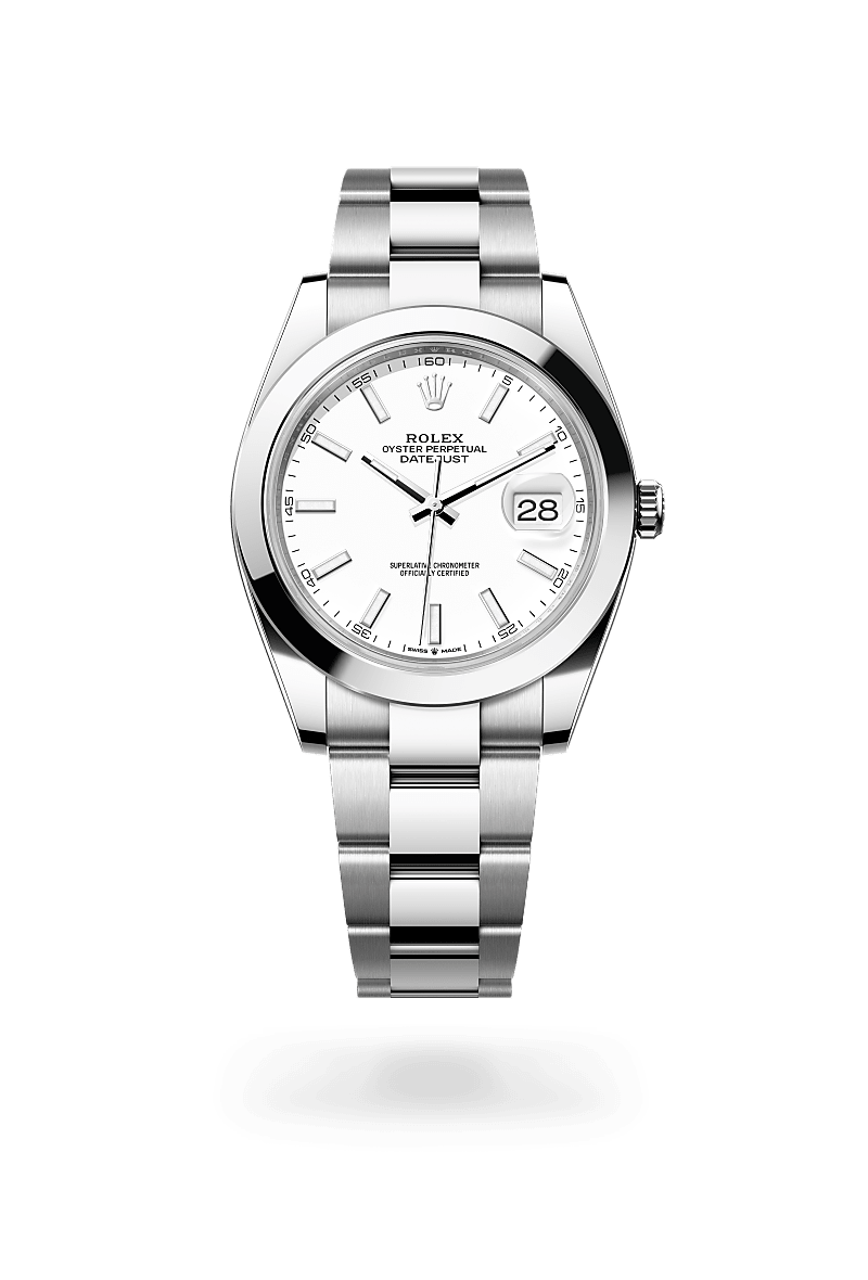 Rolex Datejust 41, Oyster, 41 mm, acero Oystersteel