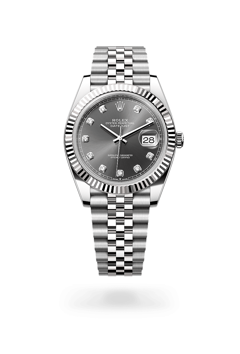 Rolex Datejust 41, Oyster, 41 mm, Oystersteel and white gold