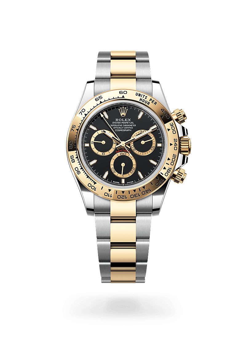 Rolex Cosmograph Daytona, Oyster, 40 mm, acero Oystersteel y oro amarillo