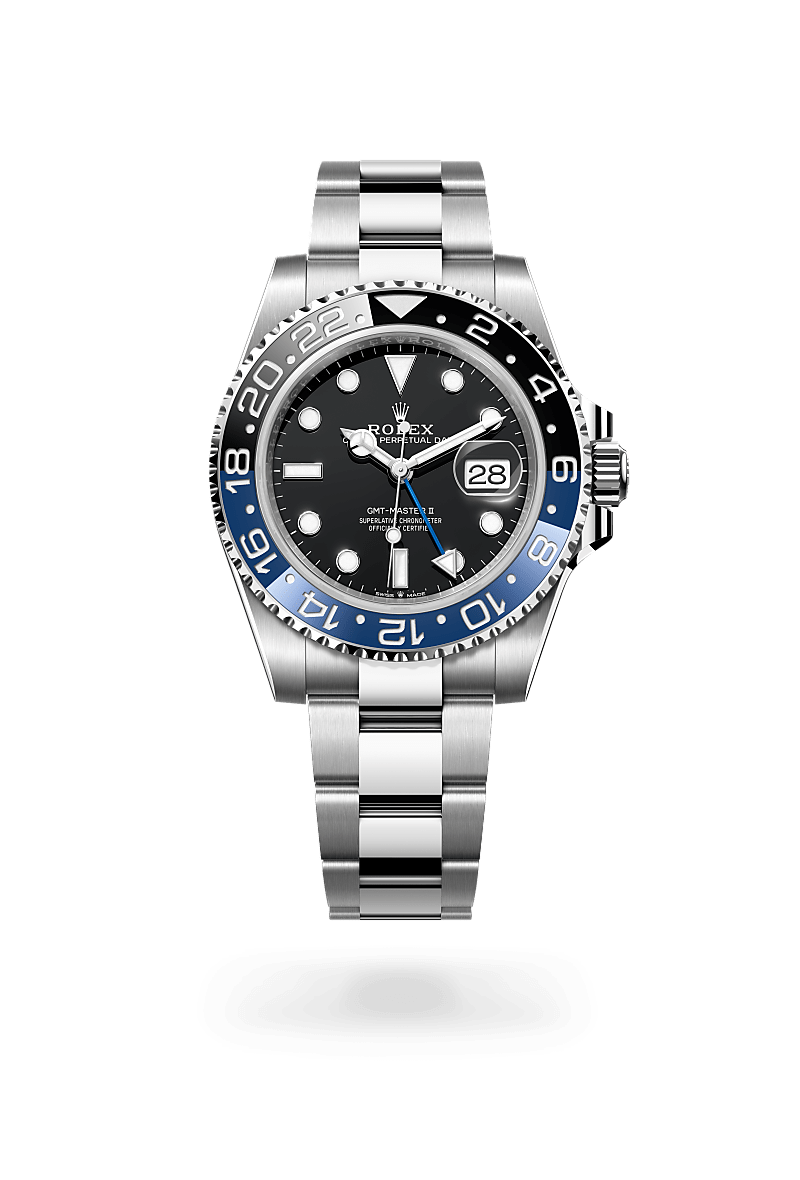 Rolex GMT-Master II, Oyster, 40 mm, acero Oystersteel