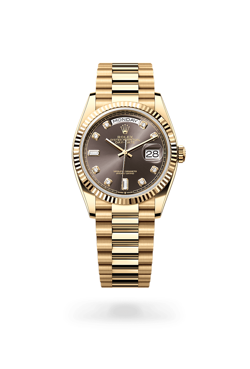 Rolex Day-Date 36, Oyster, 36 mm, oro amarillo