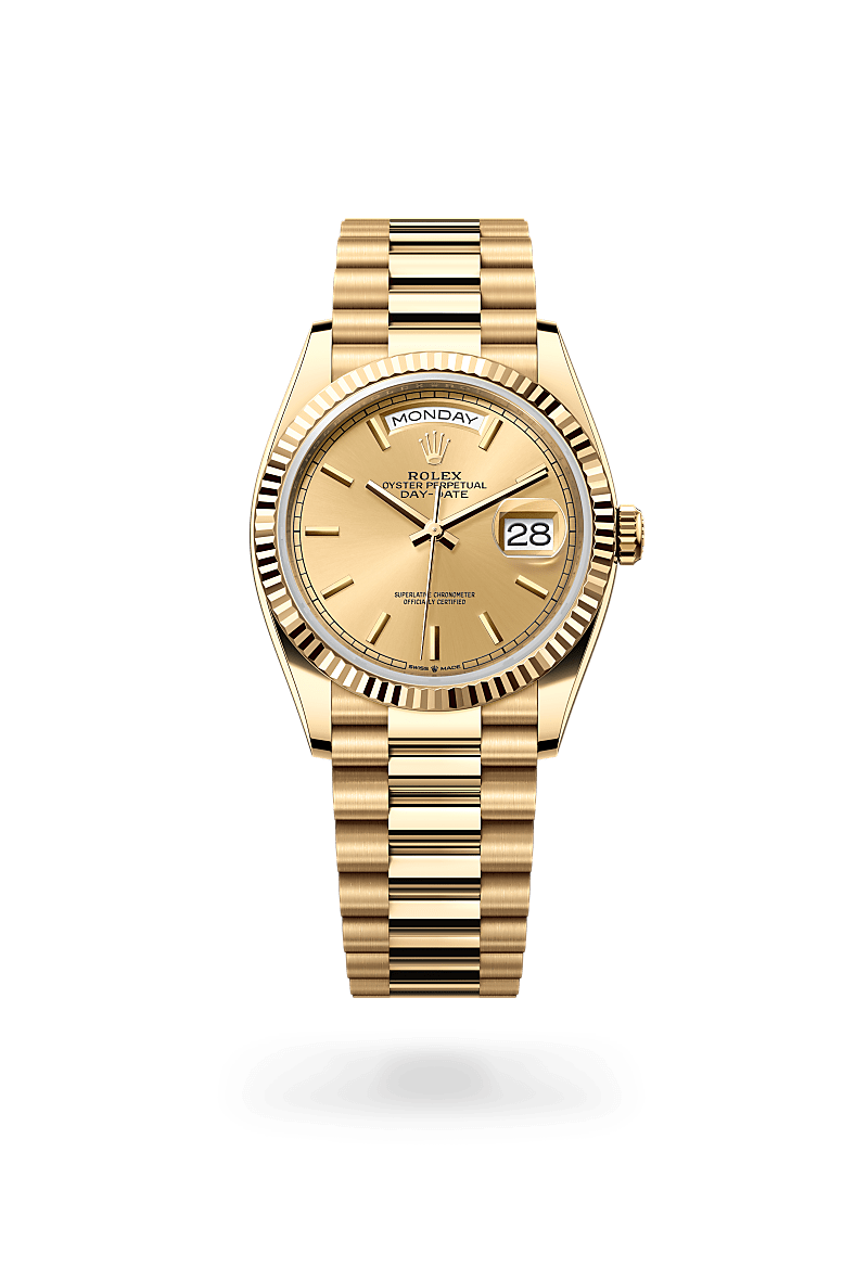 Rolex Day-Date 36, Oyster, 36 mm, yellow gold