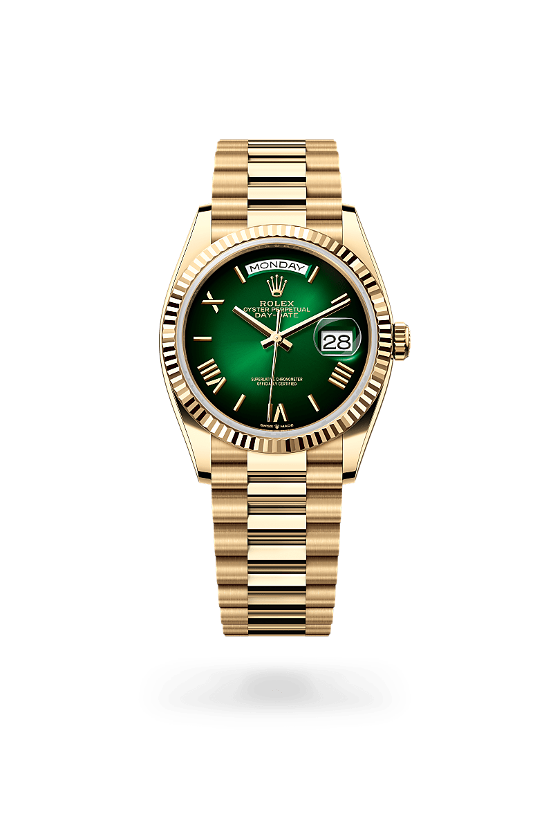 Rolex Day-Date 36, Oyster, 36 mm, yellow gold