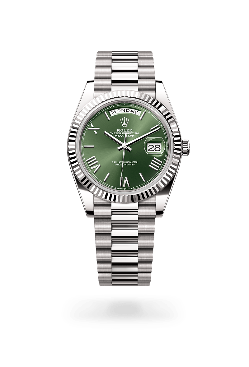 Rolex Day-Date 40, Oyster, 40 mm, white gold