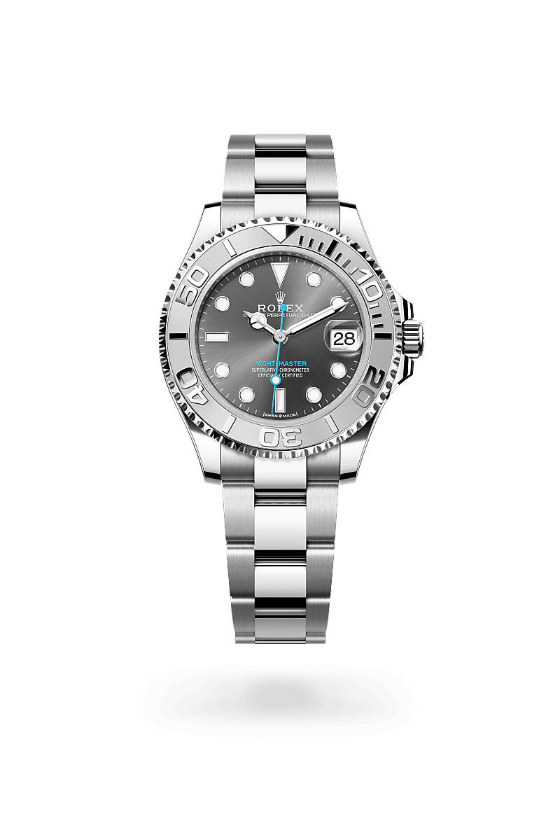 Rolex Yacht-Master 37, Oyster, 37 mm, Oystersteel and platinum