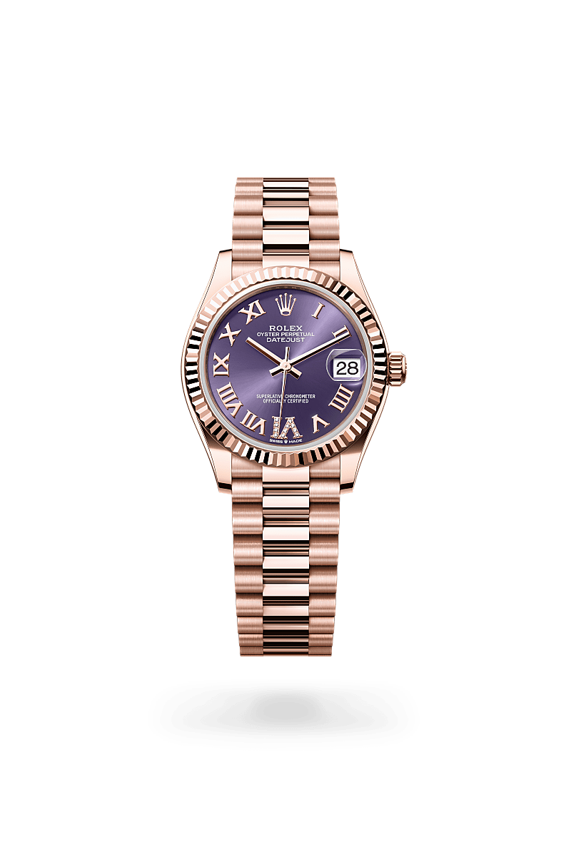 Rolex Datejust 31, Oyster, 31 mm, oro Everose