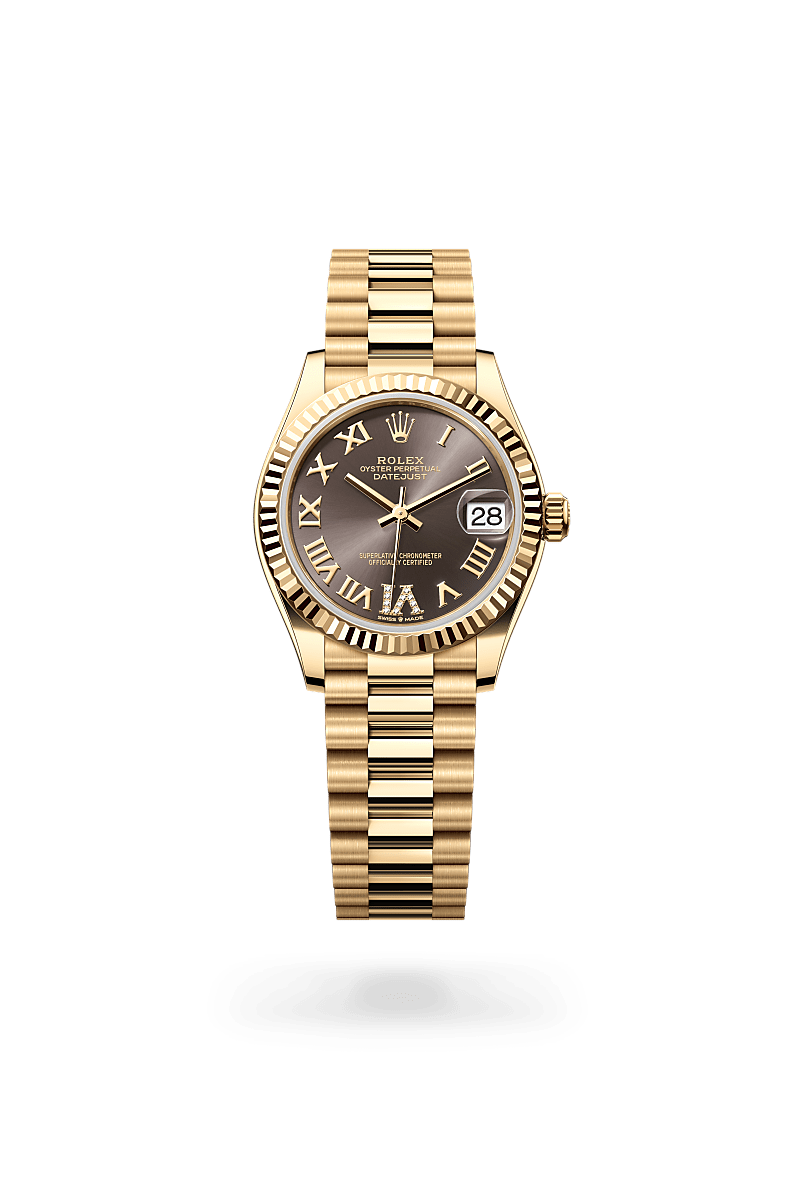 Rolex Datejust 31, Oyster, 31 mm, yellow gold